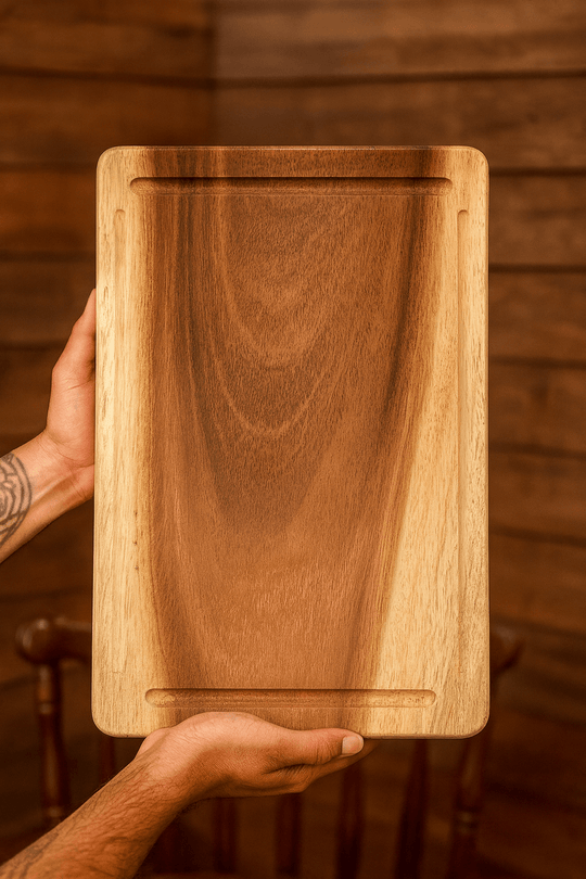 Tabla de Madera Rectangular Premium — Parota